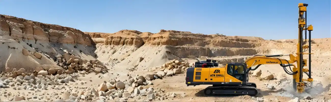 ATR Drill Blasting Machine Equipment Banner — blasting equipment Dubai UAE