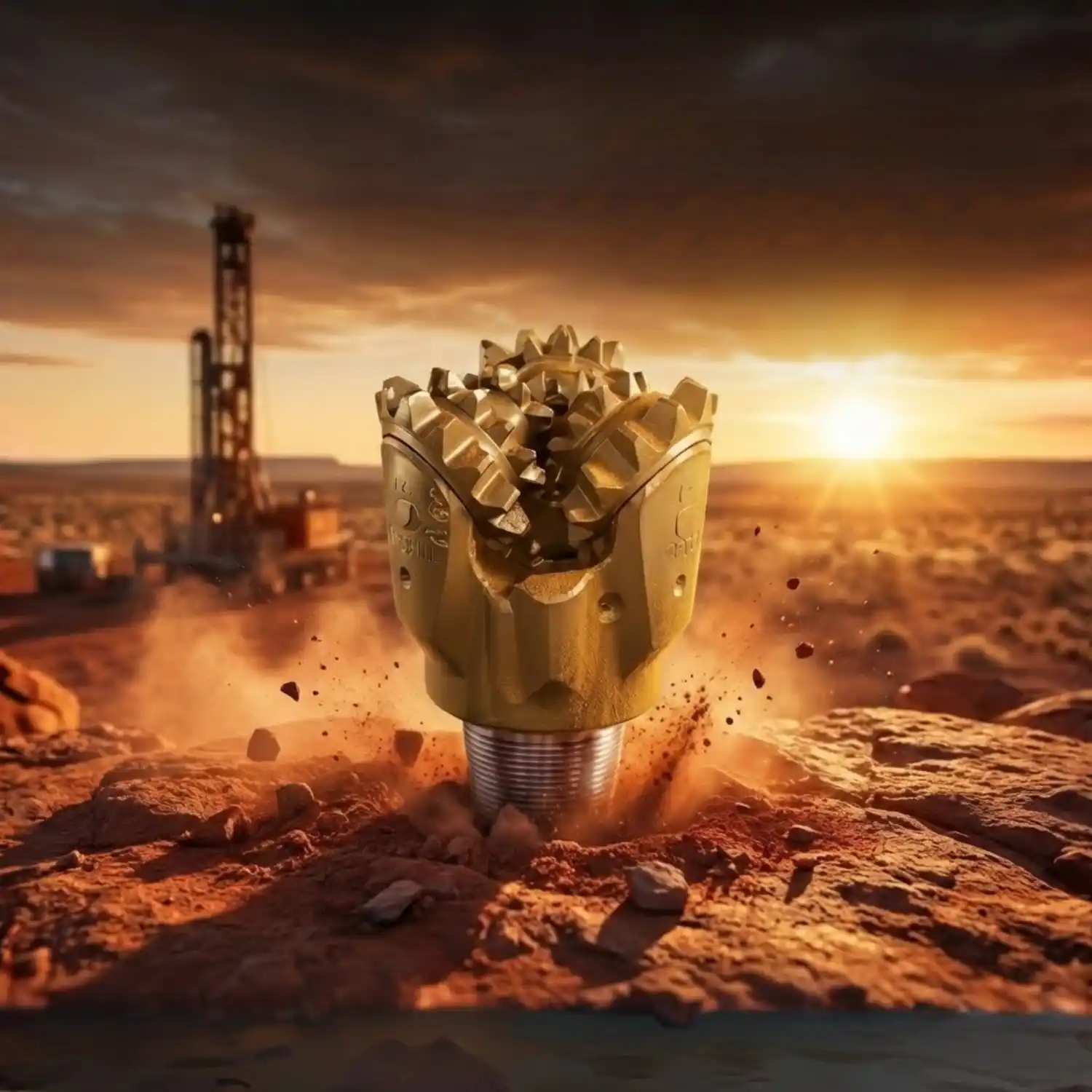 South Africa tricone bits: steel tooth tricone bit for rotary drilling