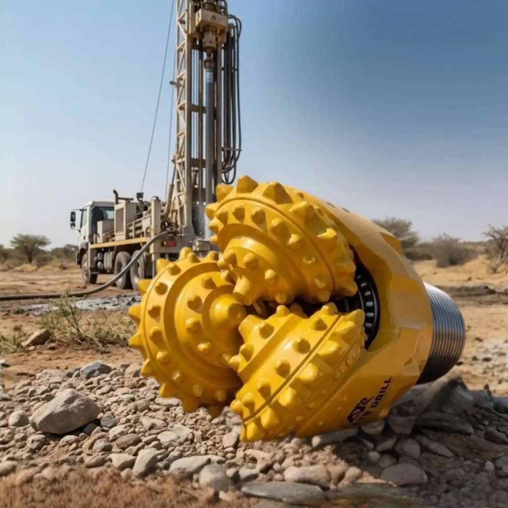 South Africa exploration drilling: drill bit used in mineral exploration