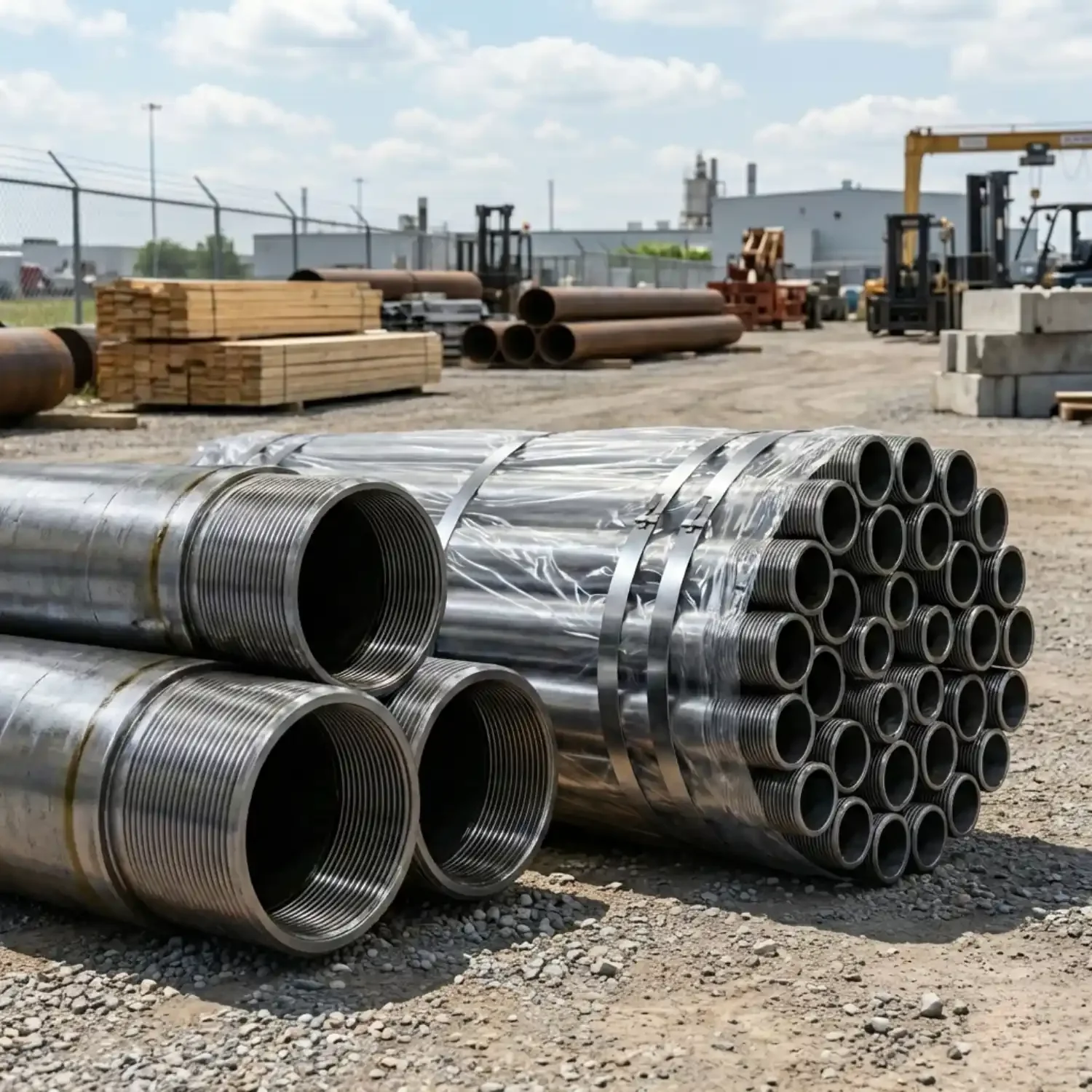 Steel casing